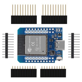 AITRIP 5PCS Type C D1 Mini ESP32 ESP-WROOM-32 CP2104 WLAN WiFi+Bluetooth Internet of Things IoT Development Board for Arduino NodeMCU