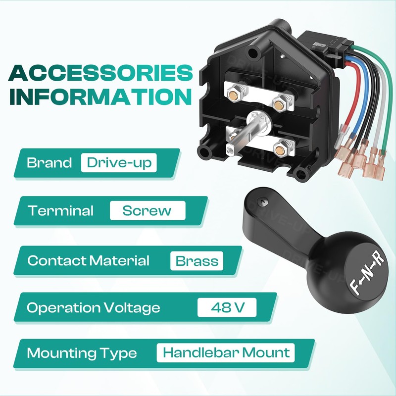 Drive-up 48V Club Car DS Forward Reverse Switch, Club Car