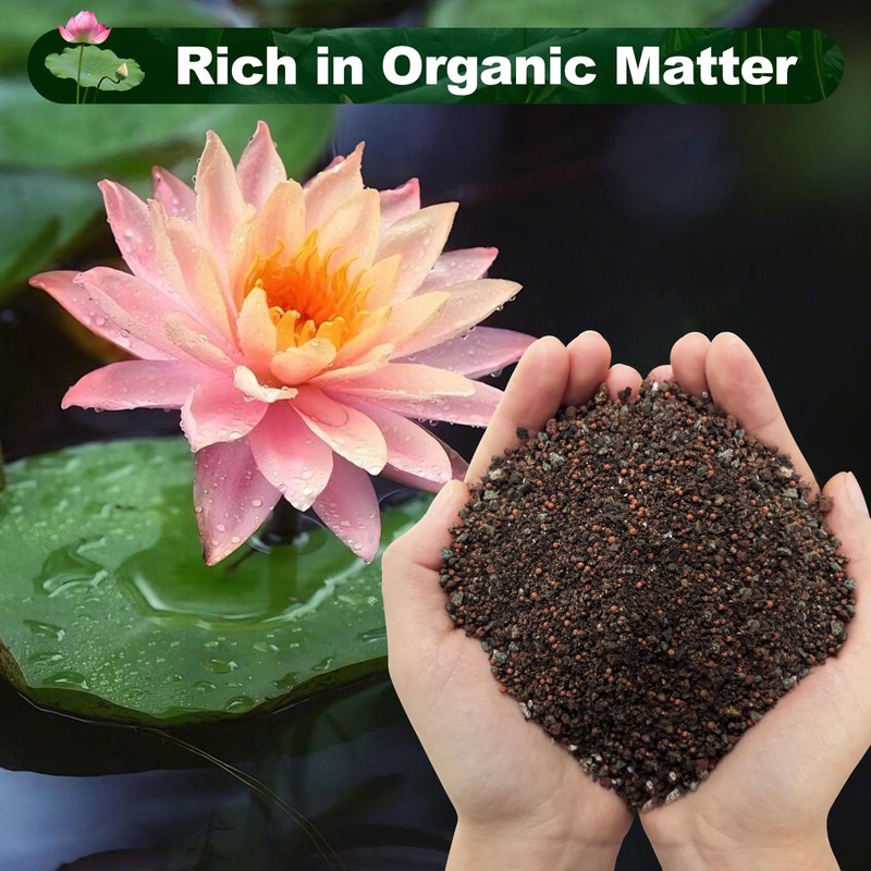 Aquatic Plant Soil for Water Lily & Lotus – Clay-Based,