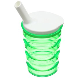 Performance Health Sure Grip 200 ml Non-Spill Green Cup with Small Lid Aperture