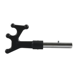 Unifizz Telescopic Boat Hook with Chrome Handle, Durable Nylon Head for Docking, Mooring, Lifeboats, and Yachts, Marine-Grade Accessory