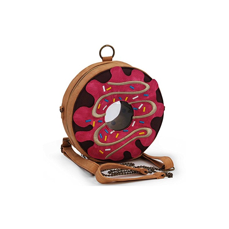 Oh My Pop! Popnut-Ring Backpack-Bag, Pink, 25 x 25 cm