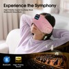 LOVE EYE Sleep Mask, Side Sleeper, Sleeping Mask with Bluetooth