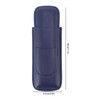 Cigar Case Elegant Vintage Hand Crafted Slim Portable 2 Fingers
