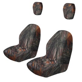 kemimoto UTV Camo Bucket Seat Cover with Back Seat Cover Compatible with Rhino 450 660 700 2004-2021