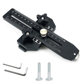 Thin Rip Jig Table Saw Jig Guide for Making Repetitive Narrow, Thin Strip Cuts Woodworking Tools, Fits for 3/8" x 3/4" T Slot Fast Thin Ripping Guide for Table Saw Band Saw Router Table