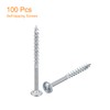 sourcing map #8x2" Pocket Hole Screws, 100pcs Phillips Drive Self