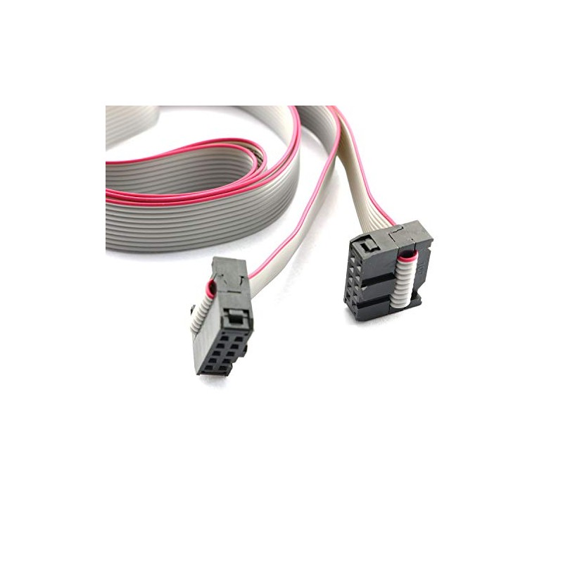 BOGZON 2PCS Flat Ribbon Cable 2.54mm Pitch 2 Row 10