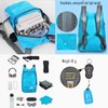 Lubrati Camping Backpack, Waterproof Backpack Lightweight Portable Foldable Backpack Folding
