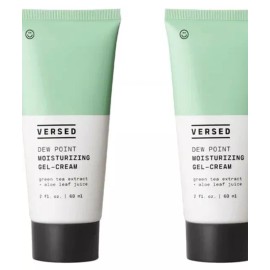 VERSED Dew Point Moisturizing Face Gel/Cream- 2 oz - Lot Of 2= 120ml New Sealed