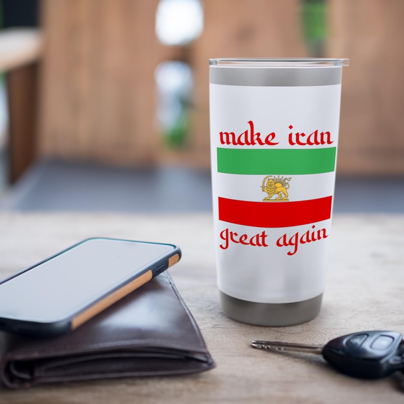 Make Iran Great Again Support Freedom Free Iran Democracy Stainless