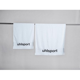 uhlsport Children's and Adult Sports Towel, White, 140 x 70 cm