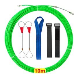 JurciCat 10 m Cable Retracting Aid Retractable Wire Retractable Wire Pull Wire Retractable Aid with Retractable Spring for Cables and Electrical Installations