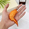 YFEIQI Funny Imitation Food Keychain, Grilled Chicken Leg/Chicken Wing and