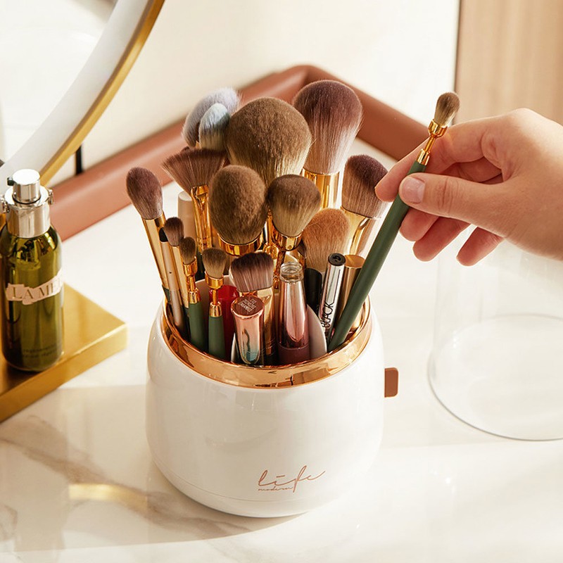 [Eco Lucky] Makeup brush holder, cosmetics storage, hygienic storage with