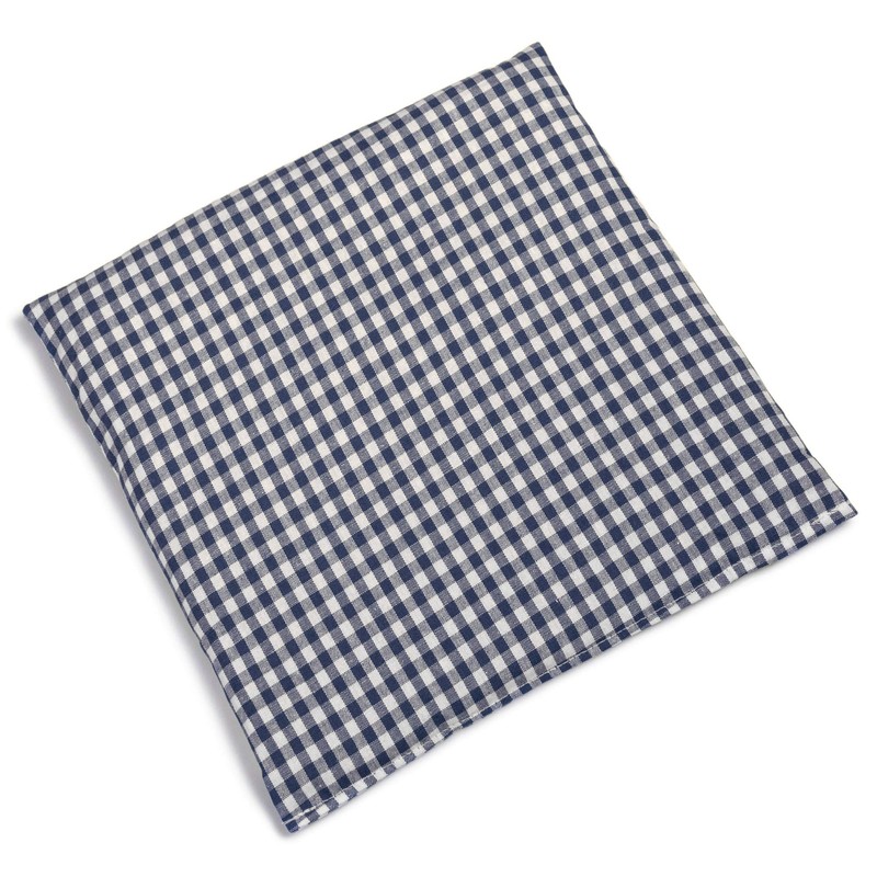 Grain Pillow 19 Organic Fabric Blue/White, , ,