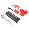 6 in 1 Golf Accessory Bag PU Leather with Tees