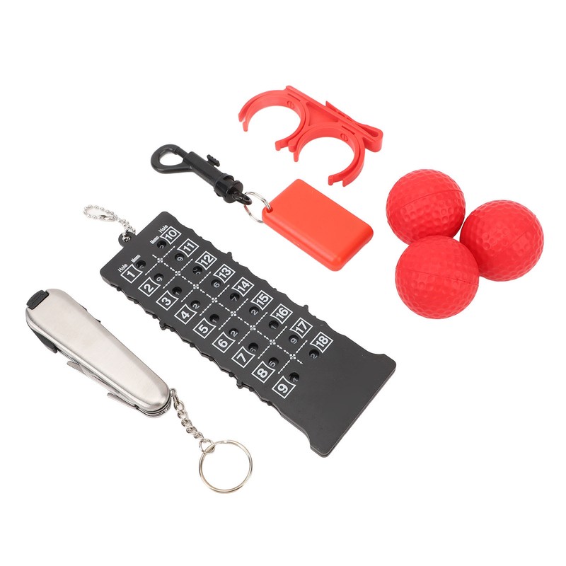 6 in 1 Golf Accessory Bag PU Leather with Tees