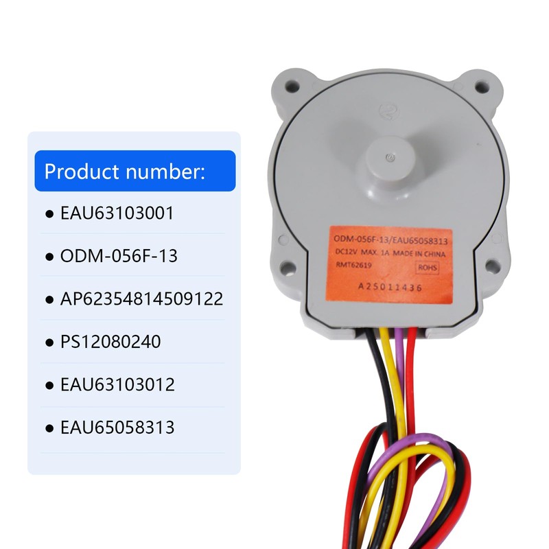 EAU65058313 EAU63103001 Refrigerator Evapoartor Fan Motor Freezer Fan Compatible with