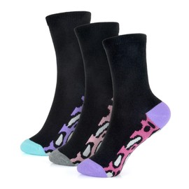 A2Z 4 Kids Girls Camouflage Heel & Toe Stylish Socks Comfortable - Socks AZ208 Camo B 3 Pack 3-6 (9-12)