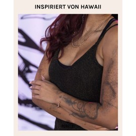 Purelei® Kipi Jewellery Set (Gold, Silver, Rose Gold), Unisex Jewellery Set Made of Durable Stainless Steel, Waterproof Necklace and Bracelet with Pin for Men and Women, Stainless Steel, No Gemstone