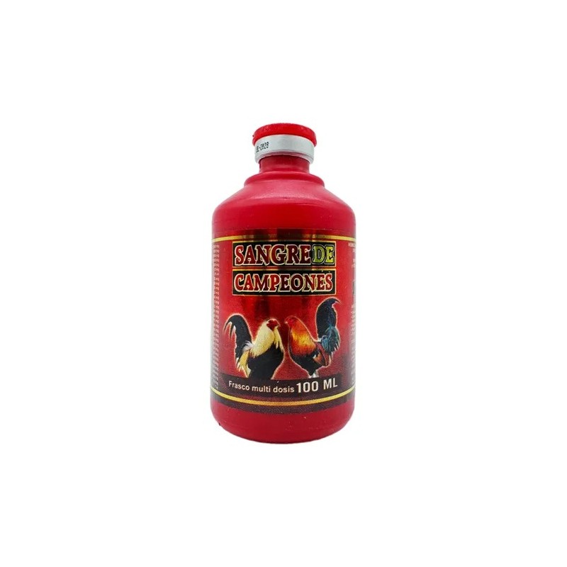 Sangre De Campeones - Potencia Resistencia Para Gallos 100ml