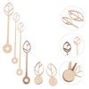 SAFIGLE 30pcs Wooden Clock Hands Repair Kit Elegant Clock Pointers