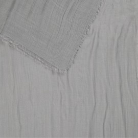 CODELLO Lightweight scarf made of fine bamboo, lightgrey