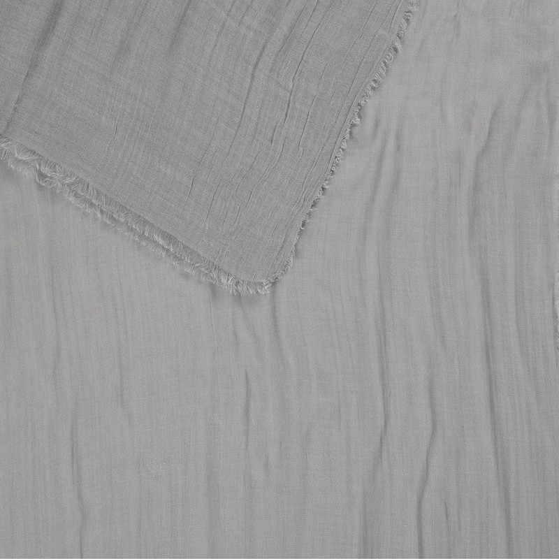 CODELLO Lightweight scarf made of fine bamboo, lightgrey