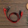 Gosknor 2pcs Small Multimeter Banana Plug to Crocodile Alligator Clip