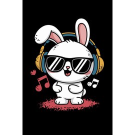Cute K-pop Rabbit Journal for K-pop Lovers and Fans: Perfect for note-taking, planning, work, travel, idea jotting, habit tracking, 120 Pages, Medium 6 x 9 Inches