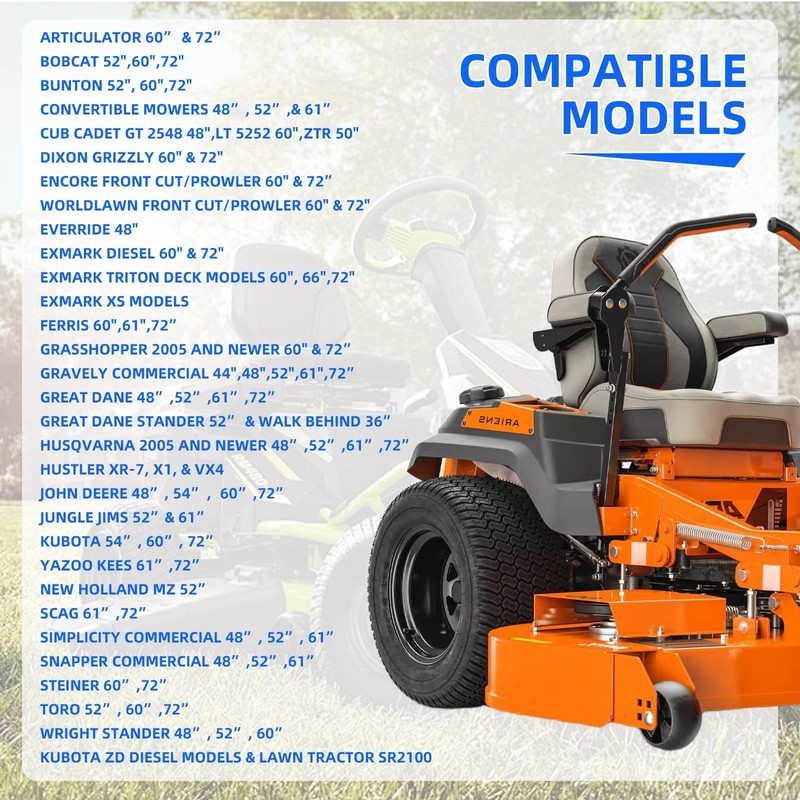 QSRUN Mower Discharge Shield Compatible with ACS6000ULS/088-6003-00 Advanced Chute System/Chute