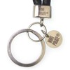 WAVEPIRATE® Sailing Rope Key Chain Wave Silver Women Men, blue,
