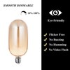 Sunaiony Large Decorative Light Bulb 40 Watt Equivalent, LED Dimmable