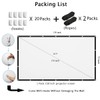 Mdbebbron 150 inch Projection Screen 16:9 Foldable Anti-Crease Portable Projector