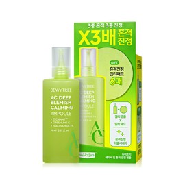 Duetri 듀이트리 AC 딥 흔적 진정 앰플 기획세트 (앰플 60ml + 패드 6매) Duetree AC Deep Trace Soothing Ampoule Gift Set (Ampoule 60ml + 6 Pads)