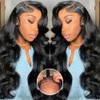 BELIANA Glueless Wigs Human Hair Pre Plucked Pre Cut 5x5