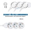 ExtraStar Power Strip Multiple Socket with Save Energy Switch for