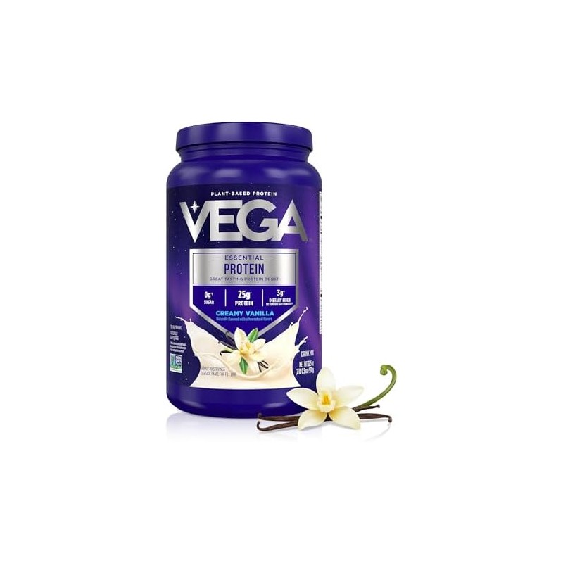 Vega Original Protein Vainilla, Ideal para Batidos y Repostería, 921