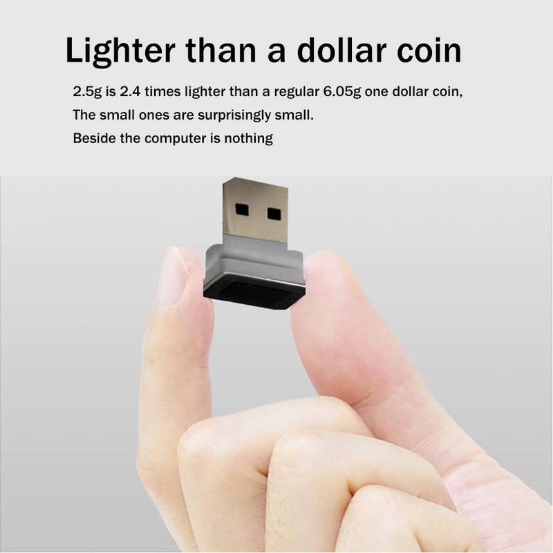 Lyaciomn 1 PCS USB Fingerprint Reader Computer USB Fingerprint Lock