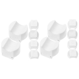 TOPPERFUN 2sets Ring Bending Machine Ring Bender Small Dies DIY Ring Bender Dies Maker Dies Ring Bender Tool for Spoon Rings Heavy Duty Dies Accessory for Ring Bending White Plastic 6pcs*2