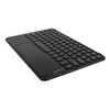 Wireless Keyboard 10in Round Keycap Touchpad Function Portable Widening Enlarging
