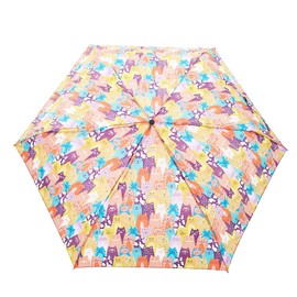 ECO CHIC Manual Mini Umbrella Windproof Strong Compact Folding Travel Umbrella (Stacking Cats Multiple)