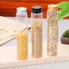 PATIKIL 65ml Plastic Test Tubes with Screw Caps, Set of