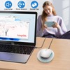 Giecy Mouse Jiggler with Timer Breathing Light, Undetectable Driver-Free Mover