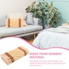 Healvian Bamboo Sauna Headrest Pillow Cooling Bed Pillows Wood Sauna