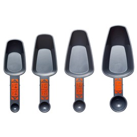 Comtim 4-in-1 Dog Food Scoop Set - 1 Cup, 1/2 Cup, 1/3 Cup, 1/4 Cup Pet Food Measuring Cup for Dog Cat
