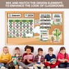 Decorably 137 Pcs Class Calendar for Classroom Elementary Set -