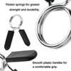 DHinkyoung 6 Pcs Spring Collar Clips, Dumbbell Barbell Clamps, Exercise
