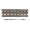 Htanch SN6021 (4-Pack) SA1081 (4-Pack) 15.875 inch Stainless Steel Heat